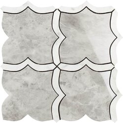 Мозаїка Statuarietto/Grigio Versilia Mosaico Arabesque Mix 30x30 Lux Experience Impronta