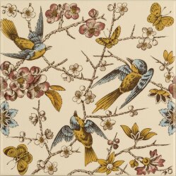 Декор Bluebird 15.2x15.2 Artworks Colonial White Original Style