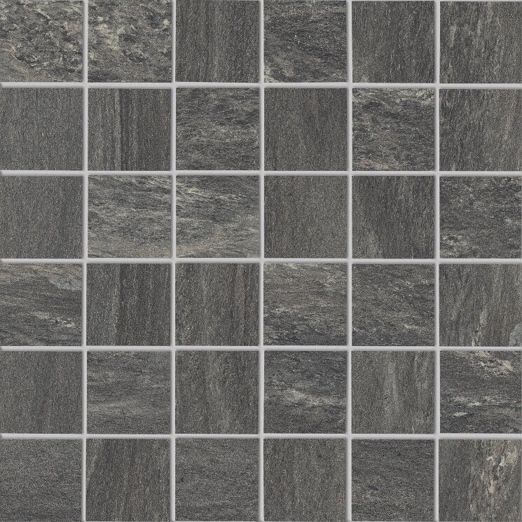 Мозаїка 30x30 36333 Alp stone black mosaico 5x5 Ermes Alp Stone з колекції Alp Stone Ermes