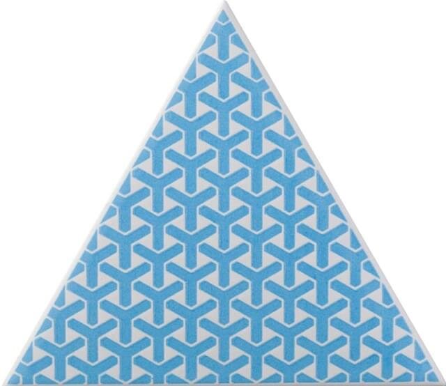 Декор Ypsilon Azzurro 17x17 Triangolo Petracers з колекції Triangolo Petracers