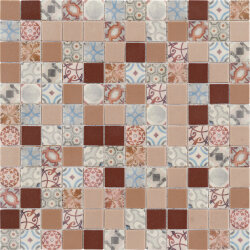 Мозаика (31.6x31.6) 7925 Antique Brown - Ink
