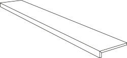 Сходинка 30x120 Costa Retta Lavagna - Stone Box - 1058511