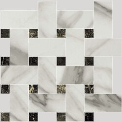 Мозаїка (29.75x29.75) Marble 7.0 calacatta polished mosaico mix  G-1884 - Marble 7.0