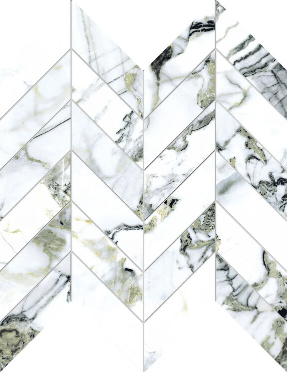 Мозаїка MOSAICO CHEVRON JADE - 30x31 ND89 Touche з колекції Touche Edimax Astor