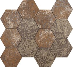Мозаїка (34.5x29.8) MEDB All mos. esagona dek Bronze - All Over