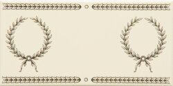 Бордюр Double Laudatory Wreath 7.5x15.2 Artworks Colonial White Original Style
