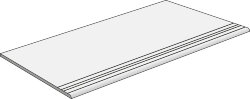 Сходинка Stairstep Pure Travertine Grey Matt ret - 44.3x88.8  Pure Travertine