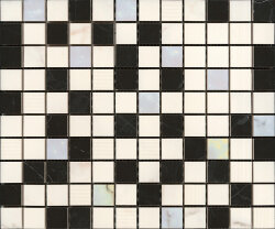 Мозаїка (25x30) PRYM01 Mosaico royal carrara/Nero - Royal