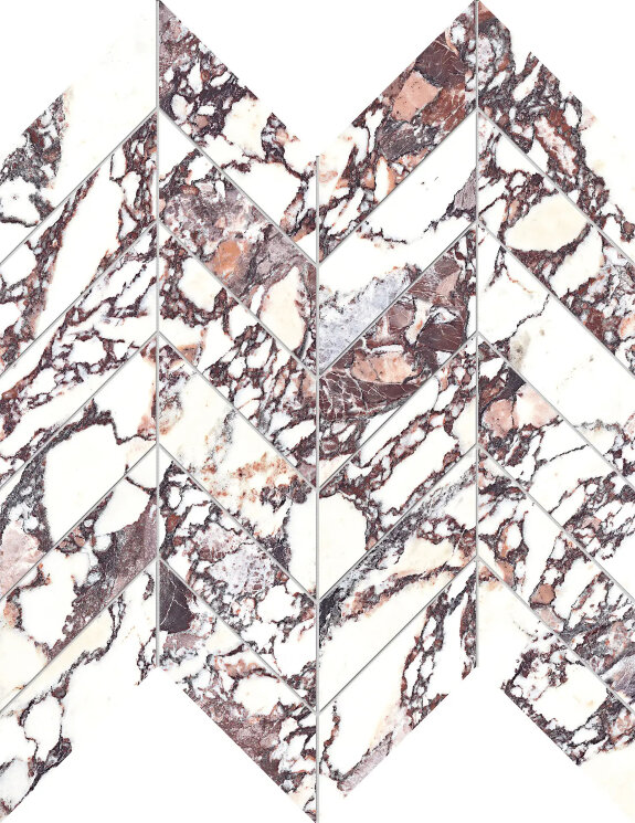 Мозаїка MOSAICO CHEVRON RUBIS - 30x31 ND88 Touche з колекції Touche Edimax Astor