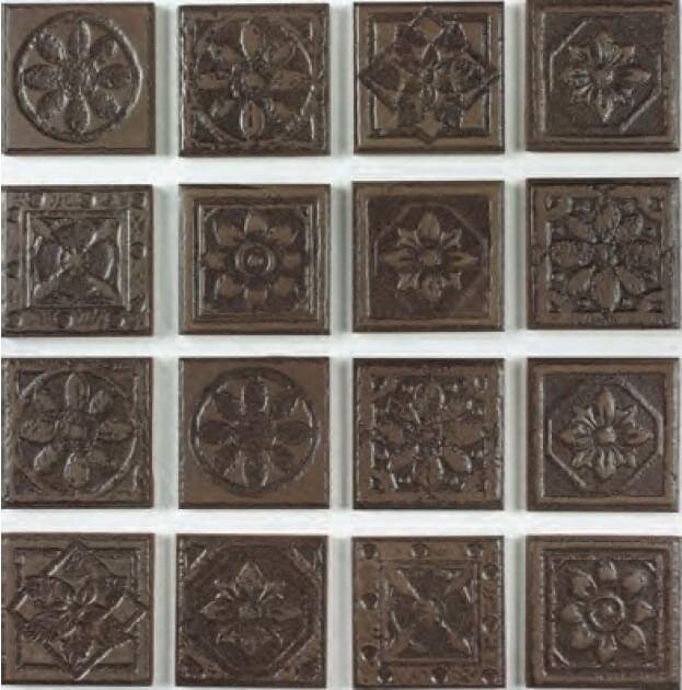 Вставка Metalico 8x8 Taco Azulejos Borja з колекції Taco Azulejos Borja