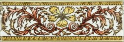 Бордюр Autumn Foliage 5x15.2 Artworks Brilliant White Original Style