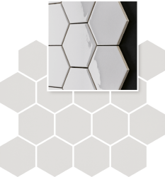 Цоколь 22x25.5 Uniwersalna Mozaika Prasowana Grys Paradyz Hexagon