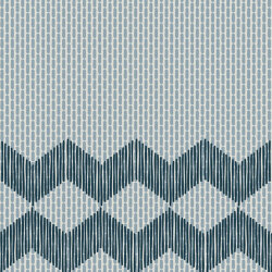 Декор (20.5x20.5) RETA27 zigzag half blue - Tape