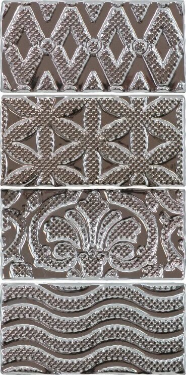 Декор (7.5x15) 21359 Masia Jewel Silver EQ-24 - Masia з колекції Masia Equipe