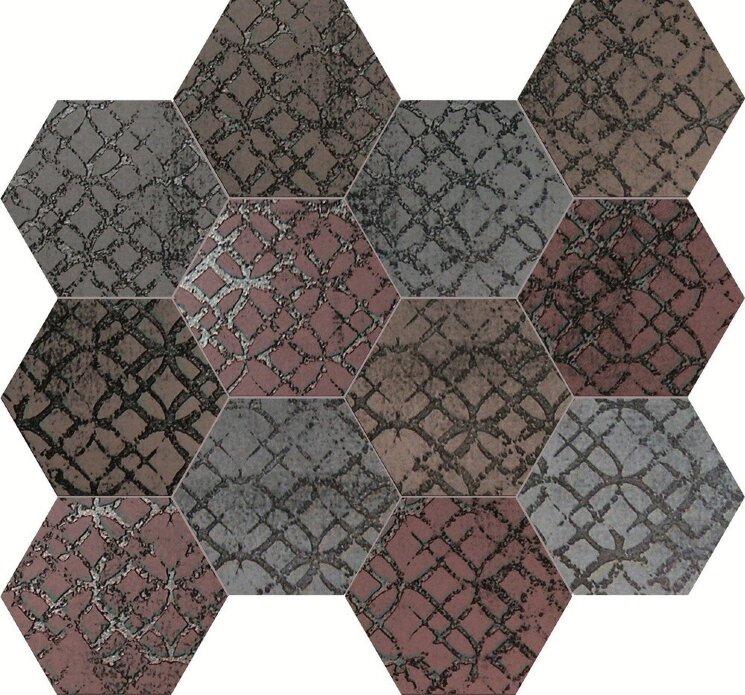 Мозаїка (30x35) Etro Hexagon Mosaic Mix04 - Etro з колекції Etro Unica