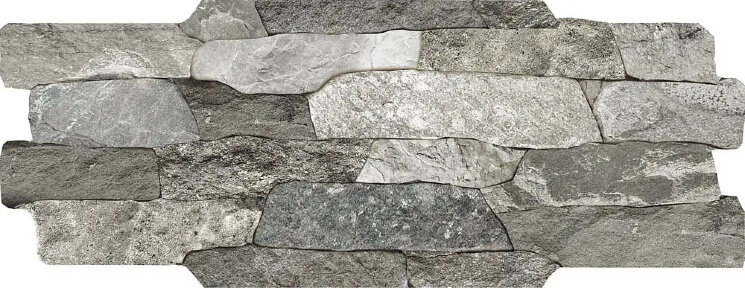 Плитка Bkp Breccia Grigio - 16x40 BKP140 Brickup More з колекції Brickup More NovaBell