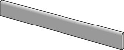 Плінтус 9.5x120 FB7E0GBNC1 Rodapi?Indiana Nocce Roca Indiana