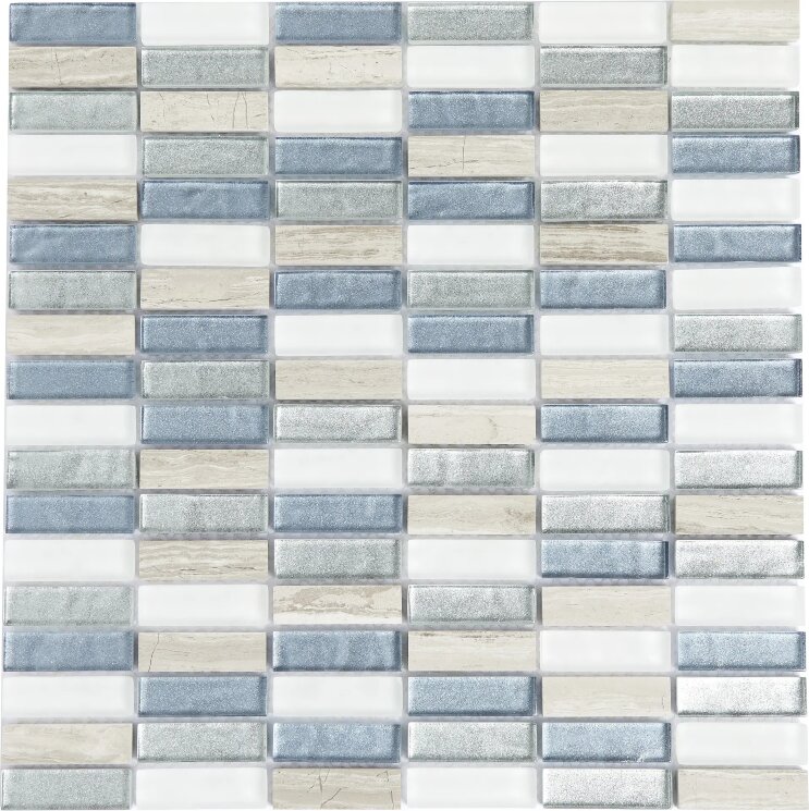 Мозаїка 30x30 ST METGLASTONE/1548 LePietre Glass And Stone Arvex Le Pietre з колекції Le Pietre Arvex
