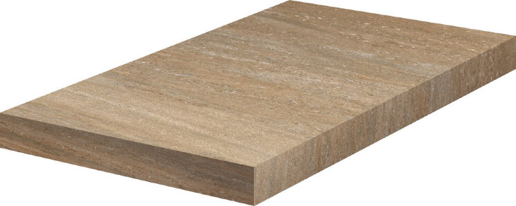 Кутова сходинка (33x80) 62567 Angolo Sx Gradino C.Retta Walnut - Lefka Maxi з колекції Lefka Maxi Cerdomus