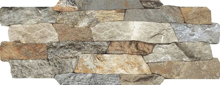 Плитка Bkp Breccia Rock Mix - 16x40 BKP640 Brickup More з колекції Brickup More NovaBell