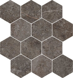 Мозаїка Lst Esagona Circle Carbon - 30x34 LST227N Landstone