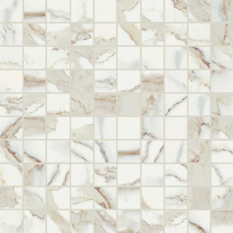 Мозаїка Pure Mosaico Lucido 3x3 30x30 Antique Marble Cerim з колекції Antique Marble Cerim