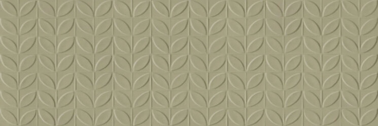 Плитка Vida Verde Str 3 D Foglia Rt - 30x90 RA6N Vida з колекції Vida Ragno