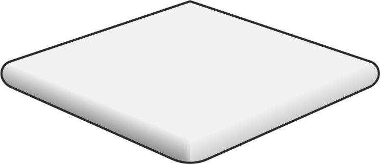 Кутова сходинка 60x60 Gradone Angolare Stondato Hla 205 - Lavaredo2 з колекції Lavaredo2 Del Conca