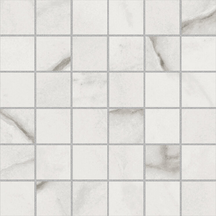 Плитка Mosaico cervino lux t5 white 30х30 з колекції CERVINO