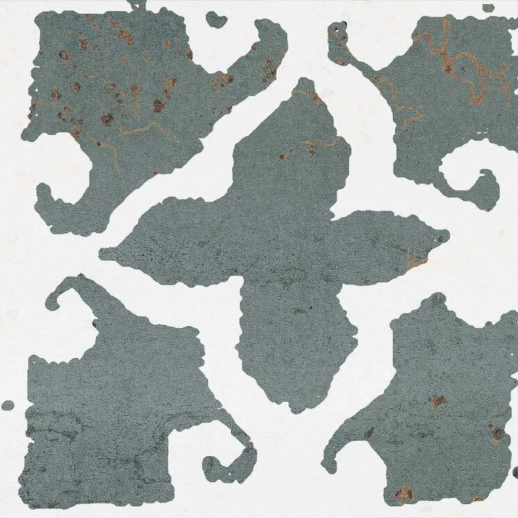 Плитка Stamp Paint Verdigris - 20x20 10666 Poetry Decor з колекції Poetry Decor ABK