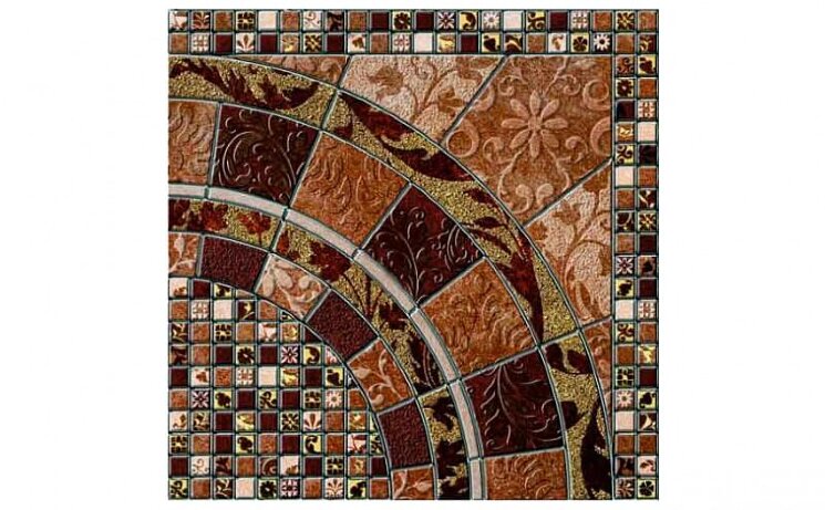 Панно Roseton Geo Tierra 32.5x32.5 Decorado Gres De Aragon з колекції Decorado Gres De Aragon Панно Roseton Geo Tierra 32.5x32.5 Decorado Gres De Aragon з колекції Decorado Gres De Aragon