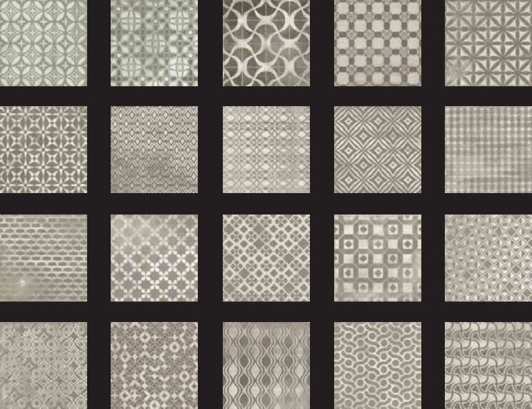 Декор Deco Gris 20x20 Esprit Rex з колекції Esprit Rex