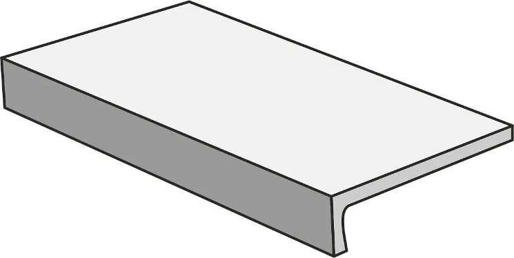 33x60.9 161222 Ocra angolo/Step sx nat La Fabbrica Cotto del Casale з колекції Cotto del Casale La Fabbrica