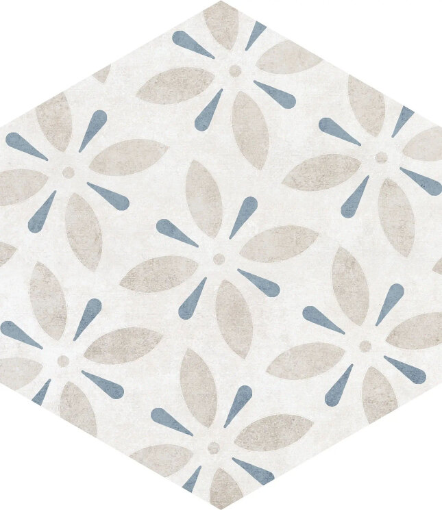 Плитка Mixazul hex - 25.8x29 015.122.0472.09861 AT.Alpha з колекції AT.Alpha Pamesa