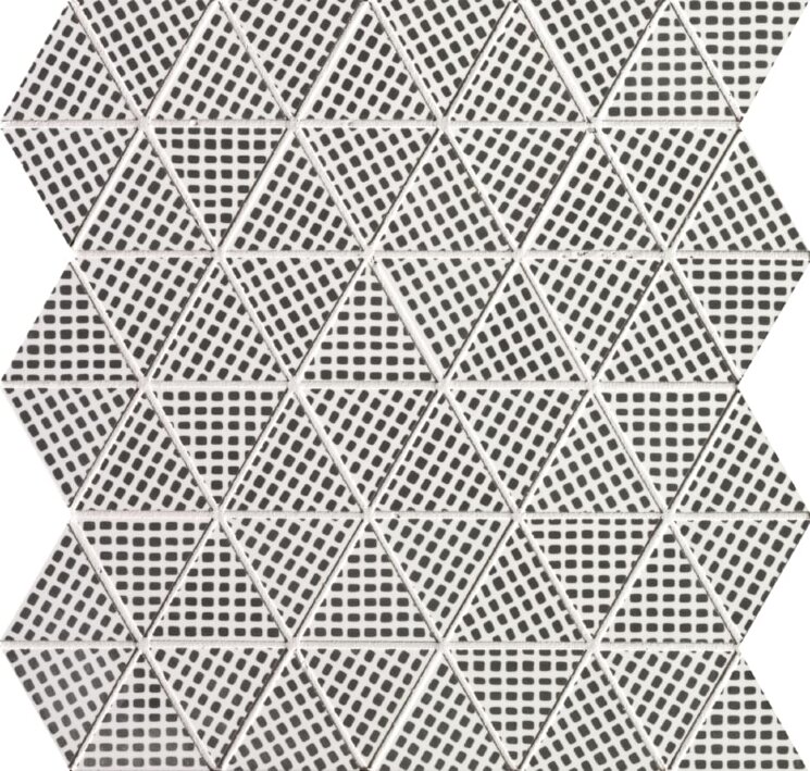 Мозаїка Deco Black Triangolo Mosaico 30.5x30.5 Pat Fap з колекції Pat Fap