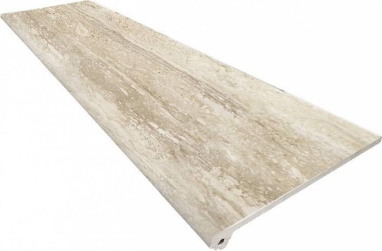 Сходинка Peldano Fiorentino C1 Travertino Brescia 33x120 Wabi Sabi Ape з колекції Wabi Sabi Ape