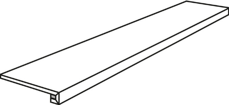 Сходинка (33x120) 1053053 Grad. XWhite - Xtreme з колекції Xtreme Cercom