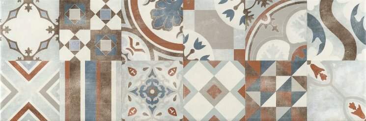 Плитка 25x75 Ainhoa Decor Blue Cristacer Ainhoa з колекції Ainhoa Cristacer