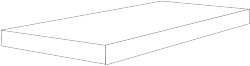 Кутова сходинка 33x120 Stones More Bur. White An. Gr. Dxx3 - Stones&More 2.0 - 742310