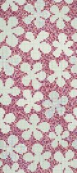 Мозаїка (290.5x129.1) Glass Flowers New Pink - Decori 20