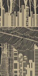 Плитка 60x120 0149775 antracite decor H 14 Ora Italiana City Life