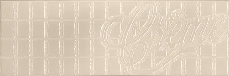 Декор Decor Crema Creme 10x30 Chocolate Absolut Keramika з колекції Chocolate Absolut Keramika