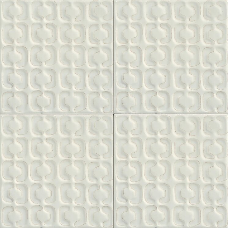 Плитка 15x15 MAY9 Memoria Bianco Struttura Stamp Marazzi Memoria з колекції Memoria Marazzi