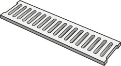 Решітка 14x60 Nuances Antracite Griglia2 Cm - Nuances - NU03GG6