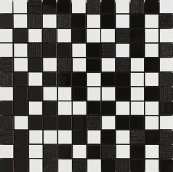 Мозаїка 29.75X29.75 Acces Black Decor Mosaico 2.5X2.5 Zero Aparici