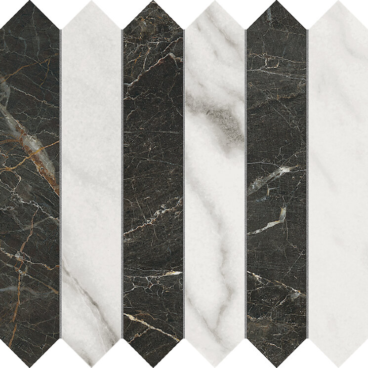 Плитка Mosaico cervino lux picket mix 27,4х29,8 з колекції CERVINO