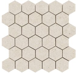 Мозаїка (30x30) HEXAGONO LIMESTONE IVORY - Limestone