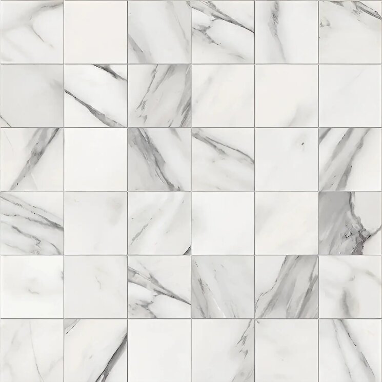Мозаїка 30x30 VSN119 Mosaic Calacatta Grey Cotto Petrus Vision з колекції Vision Cotto Petrus