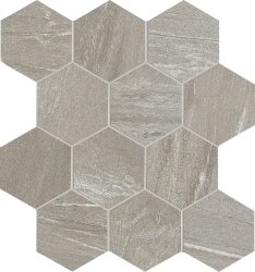 Мозаїка 35x37.5 DCOSEM04 ComfortS Esagona Mix(T12)Ash Dom Ceramiche Comfort S