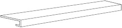 Сходинка (30.5x122.6) LEVEL GRADINO COSTA RETTA ANTHRACITE x4 - Level